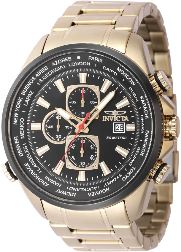 Reloj Invicta Aviator para hombre cuarzo (47819) - 50.0 mm