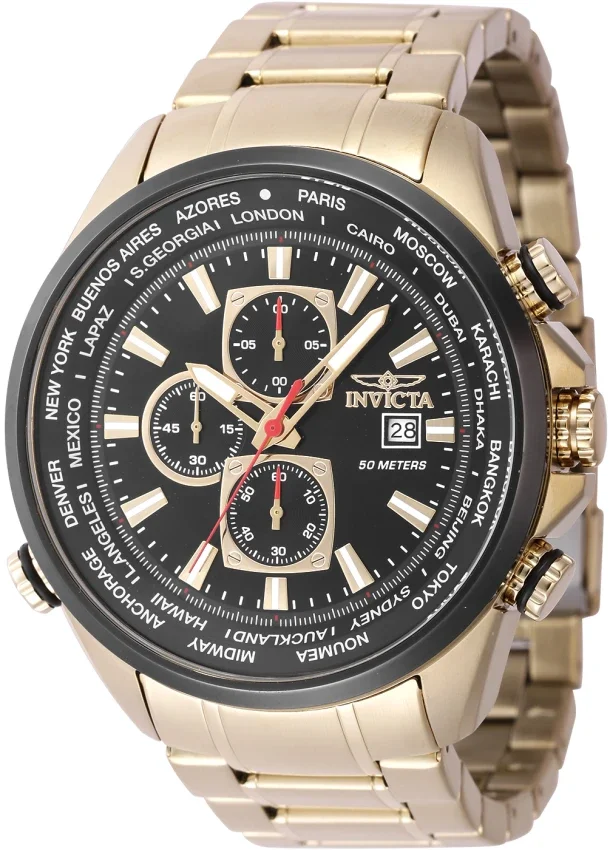 Reloj Invicta Aviator para hombre cuarzo (47819) - 50.0 mm - 1